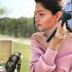 Rubina Dilaik Instagram – Cheers! To my People who make me look good ……
.
.
.
.

Styled by: @ashnaamakhijani 
 Outfit: @thecinnamonstitch @melange_pr 
Soupy curls by : @hairbyshardajadhav 😁