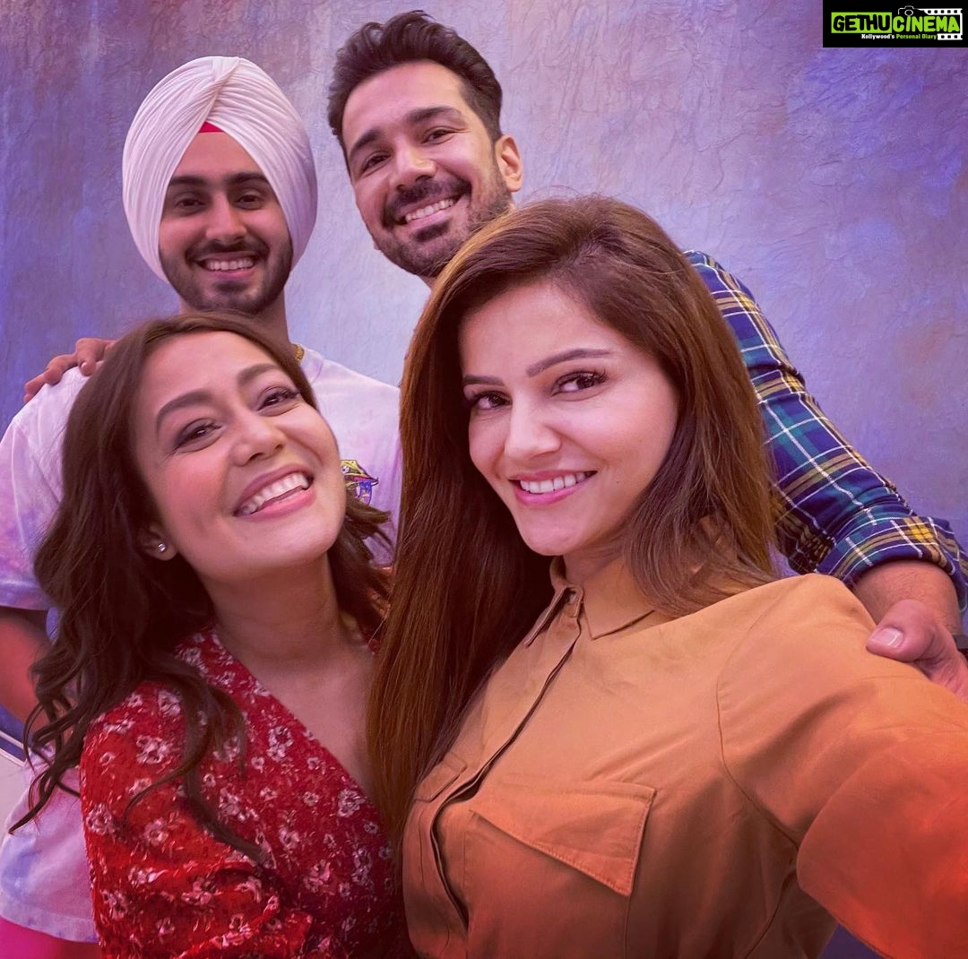 Rubina Dilaik Instagram - Your simplicity has always touched my heart @nehakakkar and u still are so gracious ever since I have known you❤️😘😘😘...... And I am Extremely happy seeing you and @rohanpreetsingh “Happily Ever After” ..... 🤩 🧚🏻♀️Keep creating Magic as you always do .. . . . #love #you 🥰 @ashukla09 . . . Styled by: @ashnaamakhijani Outfit: @veromodaindia
