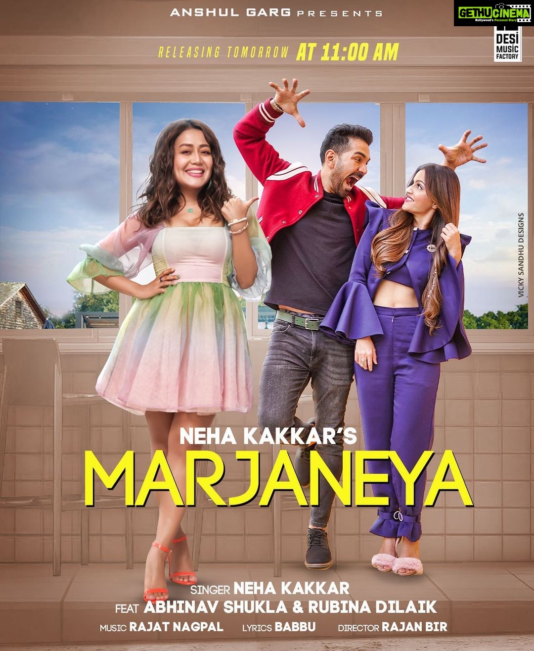 Rubina Dilaik Instagram - Who all are excited?? Just like me ❤️🙋🏻♀️ . . #marjaneya @ashukla09 @nehakakkar @anshul300 @babbu11111 @iamrajatnagpal @desimusicfactory @raghav.sharma.14661