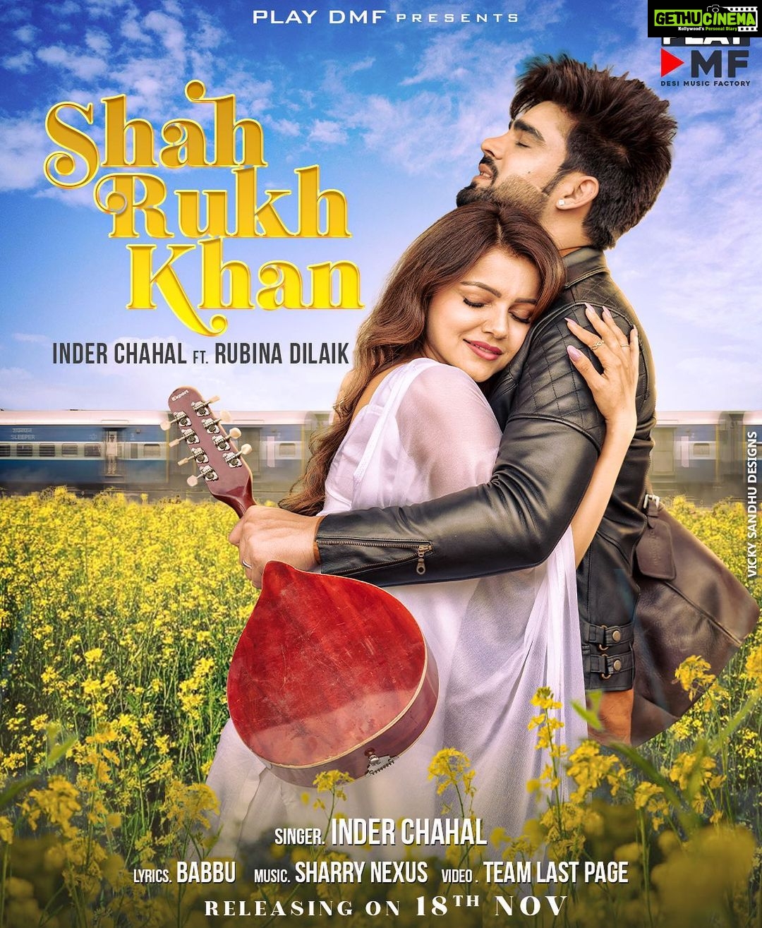 Rubina Dilaik Instagram - Hey my beautiful people… Like me … ☺️☺️Are you a Shahrukh khan fan ? if yes we have a surprise for you on 18th November Play dmf official YouTube channel . Go subscribe now link in bio ♥️ @inderchahalofficial @anshul300 @raghav.sharma.14661 @babbu11111 @sharrynexusofficial @teamlastpage #shahrukhkhan #inderchahal #rubinadilaik #playdmf