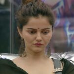 Rubina Dilaik Instagram - Looks like the crazy week has begun 🖤🙀⠀ Styled by: @ashnaamakhijani @teamashna Saree by: @asrumo_in Earrings by: @bellofox ⠀ Keep loving and supporting like you always do ✨❤️⠀ ⠀ -----------⠀ #SavageQueen #SavageQueenRubina #BigBoss2020 #RubinaDilaik #BB14 #BiggBoss14 #TeamRubinaDilaik #TeamRubina #BB14 #Colors #BigBossHouse #experimental #ootd #fashion #voteforRubinaDilaik #VoteforRubina #expressions #love #Gold #Embellishments #TeamRubinav #Fashionista #style #Happiness #OurPrideRubina #RubinaIsShakti #Shakti #BBLikeABoss #RubinaIsTheBoss