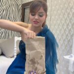 Rubina Dilaik Instagram – Good food is always good for the soul, @rubinadilaik thanks @aaiskitchenmumbai @hegdeg for all the tasty food! 😍🍽️⠀
⠀
———–⠀
#SavageQueen #SavageQueenRubina #BigBoss2020 #RubinaDilaik #BB14 #TeamRubinaDilaik #TeamRubina #BB14 #Colors #BigBossHouse