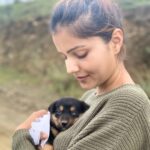 Rubina Dilaik Instagram - Thank you everyone for YOUR wishes and blessingsssss 😘😘😘😘😘😘💝💝💝💝💝💝........ ..... We feel blessed to share OUR CHERISHED moments of our new FAMILY member.... our new #love ...... we have adopted LEO .......
