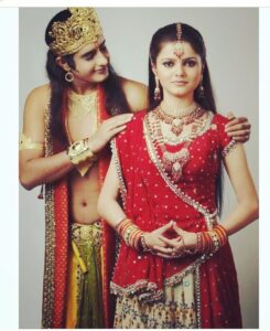 Rubina Dilaik Instagram - #happy Janamashtami 🙏🏼🤗....... . . . . As an artist I have been very fortunate to be able to portray different characters, and one of them has been Radhika ( consort Lord Krishna) 😇🙏🏼