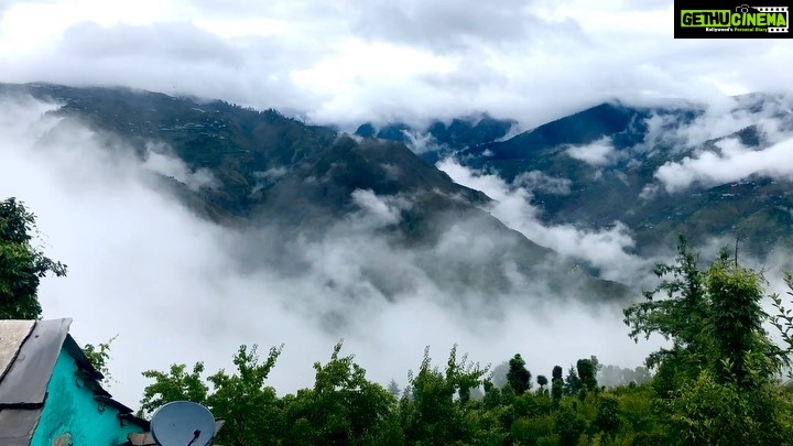 Rubina Dilaik Instagram - #monsoon in Himalayas ❤️