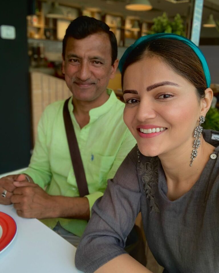 Rubina Dilaik Instagram - Happy birthday dear father ...... As a daughter, I may not be ideal As a father, you are my idol We rarely may have long conversations But we share a lot of similar aspirations Growing up, I envied friends calling their fathers as their friends As we never shared such a bond to apprehend ....... You were not only our Carrier You were the reason I became a warrior ..... Not by words , but by your actions You taught me values, as your reflection Your love for arts Moulded me into an artist Your dedication for language Gave me the voice to engage I did despise, you spending more time with books But today I realise you were anchoring our lives through hooks......... Your way of life and attitude Has inspired me to live in Gratitude ..... Dear Father , I may not be expressive on Face But I am eternally thankful for your loving Grace ....... Forever indebted 🙏🏼