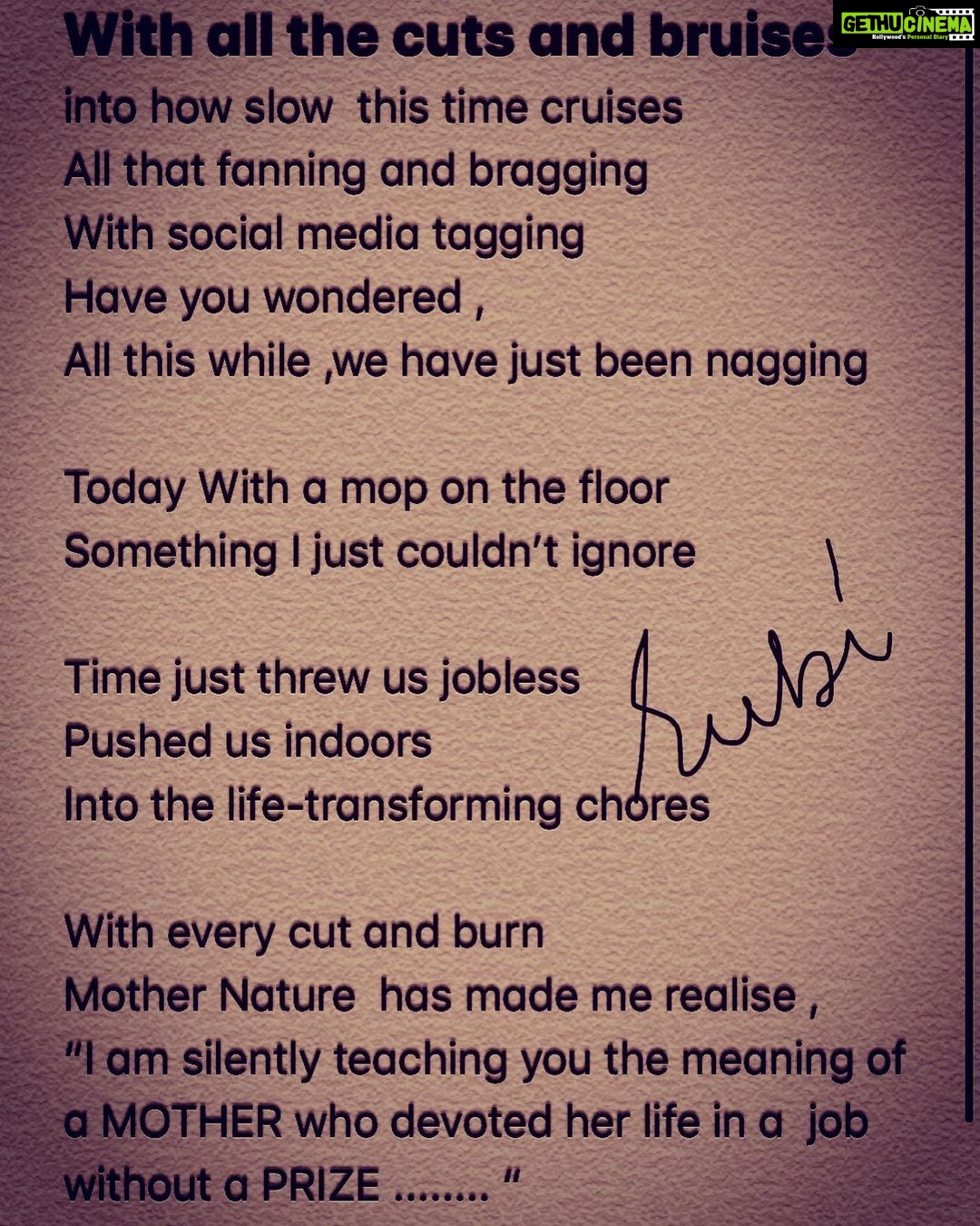 Rubina Dilaik Instagram - I read somewhere , that ideas and words flow to you when you are still and centered ................. And this happened soon after I finished my Yoga ! . . . #rubiwrites 🧘🏻♀️