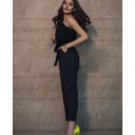Rukshar Dhillon Instagram - The classic “Kaali-Peeli”💛🖤... Styled by- @eshaamiin1 HMU- @shreyasmakeupandhair Photographer- @mr.nee_khill #promotions #bhangrapaale #bhangrapaale3rdjan #colourpop #classic