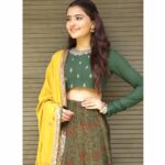 Rukshar Dhillon Instagram - 🌻 Wearing- @khushburathodlabel Styled by- @meghanaalluri Photography- @chandan_gowda_photography