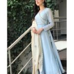 Rukshar Dhillon Instagram - 🦋 Promotions ready for American Born Confused Desi releasing on 17th May! Styled by- @meghanaalluri Make up- @tanvismarathe Outfit- @tritiyadesigns Jewellery- @petalsbyswathi Hyderabad