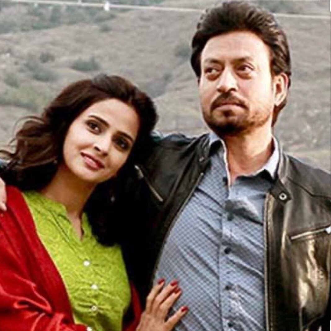 Saba Qamar Zaman Instagram - Deeply disturbed to hear about the passing of Irrfan Khan. I still can’t absorb the news. It feels like yesterday coming back from the sets of Hindi Medium. You taught me a lot as an actor and a mentor. It is indeed a huge loss to the cinema world. Such a brilliant actor gone too soon. You left a huge irreplaceable void in Cinema Irfan. My heartfelt condolences to his family. May Allah give them strength to bear this loss. RIP Raj 💔 Yours Only, Meeta. 🌸