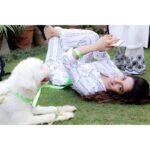 Saba Qamar Zaman Instagram – A new addition to our family! Welcome Dinoo 🐶❤️🤗
#dinoodog 🐶