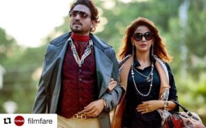 Saba Qamar Zaman Instagram - Yayyyyy congratulations!!!@Sharadakarki 🥂💃🏻🎉 @filmfare with @get_repost ・・・ The award for Best Film (Popular) goes to #HindiMedium. #JioFilmfareAwards