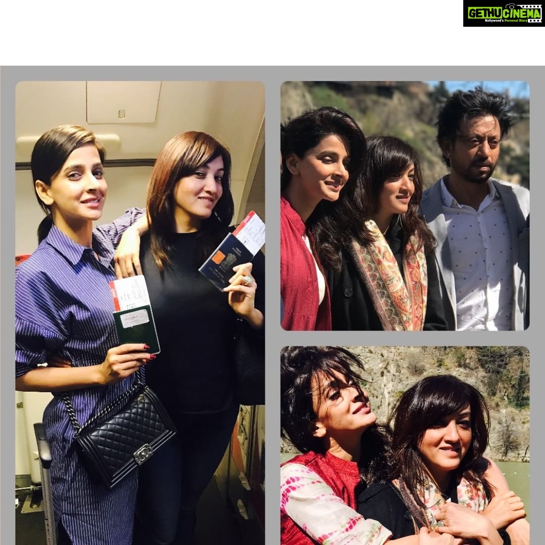 Saba Qamar Zaman Instagram - I must give you credit for all your hardwork and efforts.Thank you Sharadha karki for being an amazing friend. It's been a wonderful experience working with you. I found a sister in you and I'm very grateful for that. I've seen you work very hard and you have a long way to go. #HindiMediumMay12th #SabaQamar #Irrfankhan #Maddockfilms #Sharadakarki #dineshvijan #bollywood #Saketchaudhary #Tseries #Bhushankumar
