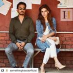 Saba Qamar Zaman Instagram – #Repost @somethinghauteofficial
・・・
First look: Saba Qamar and Irrfan Khan star in Hindi Medium, a film about a Hindi speaking couple who are trying to get their child in an English medium school. What fun! #hautetrail #sabaqamar #irrfankhan