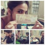 Saba Qamar Zaman Instagram - Best eidi from the best co star 😍 On the sets of Hindi Medium #irfankhan @sabaqamarzaman #Eidi #eidday #hindimedium #Delhi #Maddockfilms Delhi, India