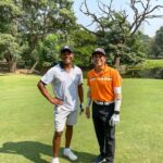 Sachin Tendulkar Instagram – Perfect day and perfect company!
Our smile says it all! 😀🏌️