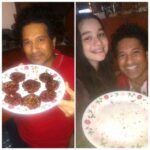 Sachin Tendulkar Instagram - Gone in 60 seconds! 😀 Thanks for the fabulous beetroot kebabs @saratendulkar