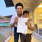 Sachin Tendulkar Instagram - Thanks for the sketch and all your love, Vihan! Wishing you all the very best for the future. 🙂