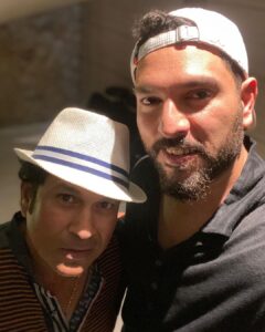 Sachin Tendulkar Instagram - Wishing the ‘SUPERSTAR’, a very happy birthday! May God always keep you healthy and happy in life Yuvi. ⁣ ⁣ ⁣ ⁣ ⁣ ⁣ ⁣ ⁣ #indian #yuvrajsingh #instamood #birthday