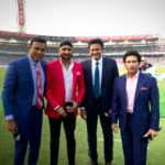 Sachin Tendulkar Instagram – Reunion at Eden Gardens! #PinkBallTest Eden Gardens, Kolkata