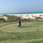 Sachin Tendulkar Instagram - Golf ⛳ by the beach! #golf #beach #sea #abudhabi