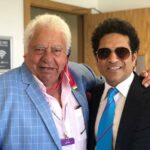 Sachin Tendulkar Instagram - Always a pleasure to spend some time with Farokh Engineer Sir! Edgbaston Stadium