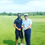 Sachin Tendulkar Instagram – Always fun to hit the greens with @amitbhatia100 ⛳ Beaverbrook