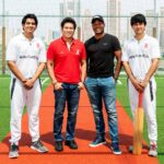 Sachin Tendulkar Instagram - Me and @bcl375400, hitting the pitch with budding cricketers! #SelectionDay @netflix_in