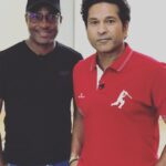 Sachin Tendulkar Instagram - It's always fun to catch up with @bcl375400 and discuss cricket, golf and more!