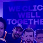 Sachin Tendulkar Instagram - We click well together! 😜 . . @yuvisofficial @mumbaiindians Wankhede Cricket Stadium