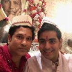 Sachin Tendulkar Instagram - Many congratulations to Akash and Shloka on this wonderful new chapter in their lives. Wish you both all the best for the future!