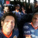 Sachin Tendulkar Instagram - Quarantine? 'Bus' karo yaar!😋 Happy to join the Paltan here in Abu Dhabi…. Can’t wait for the game on Sunday! 🏏 #IPL #CSKvMI #MumbaiIndians Abu Dhabi, United Arab Emirates