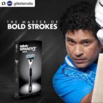 Sachin Tendulkar Instagram - 𝙏𝙝𝙚 𝙧𝙞𝙜𝙝𝙩 𝙗𝙡𝙖𝙙𝙚 𝙜𝙚𝙩𝙨 𝙮𝙤𝙪 𝙩𝙝𝙚 𝙙𝙚𝙨𝙞𝙧𝙚𝙙 𝙧𝙚𝙨𝙪𝙡𝙩𝙨. 𝙁𝙤𝙧 𝙗𝙤𝙩𝙝 𝙗𝙖𝙩𝙩𝙞𝙣𝙜 𝙖𝙣𝙙 𝙨𝙝𝙖𝙫𝙞𝙣𝙜. #Mach3 #collaboration #Repost @gilletteindia ・・・ #Mach3 Bold’s heavy and stylish handle is designed for the perfect downward stroke – making it the G.O.A.T. opener for your day . . #TheBestAManCanBe #MadeOfGillette #Gillette #BeardShaving #Grooming #Men #Looks #Shaving #ShavingRazor #Bold