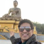 Sachin Tendulkar Instagram - Feeling blessed to have visited such a wonderful place. #buddhadordenma #SelfieSunday #BhutanDiaries