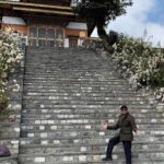 Sachin Tendulkar Instagram - Reminded me of the stairs I took when coming down to bat. 😉 #BhutanDiaries