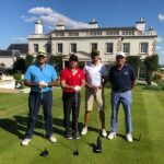 Sachin Tendulkar Instagram - Friends, Sport and fun. All go hand in hand. Spent the entire afternoon playing Golf with my good friend, Anshu Jain, joined by Rahul Ahuja and Ashwani Mathur. Delighted to meet Justin Rose and Andriy Shevchenko as well. #LondonDiaries #QueenWoodGoldClub
