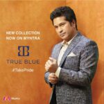 Sachin Tendulkar Instagram - Just checked out #TrueBlue’s latest collection on Myntra. #TakePride team, the collection looks awesome!