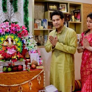 Sachin Tendulkar Instagram - श्री गणेश चतुर्थीच्या हार्दिक शुभेच्छा #GanpatiBappaMorya