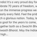 Sachin Tendulkar Instagram - #HappyIndependenceDay #JaiHind