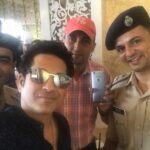 Sachin Tendulkar Instagram - Saw the CISF at the airport using the new Smartron phone. Really felt happy!!
