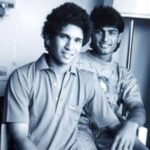 Sachin Tendulkar Instagram - I’ve had the honour of playing with so many talented cricketers over the years. Fast bowler turned actor, Salil Ankola, is one of them. #Nostalgia