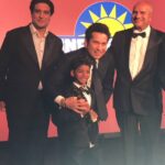 Sachin Tendulkar Instagram - Impromptu picture with the young & talented #SunnyPawar.... You've won our hearts, Sunny! #TheAsianAwards
