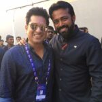 Sachin Tendulkar Instagram - Ran into an old friend backstage at the @glblctznin festival! @leanderpaes #globalcitizenindia