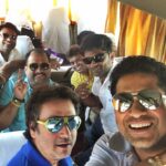 Sachin Tendulkar Instagram – One of those beautiful moments when you are riding in a 12 seater bus with some of your best friends. #feelingblessed