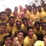 Sachin Tendulkar Instagram – All geared up for this season…Are you? #YellowMeinKhelo with @keralablasters