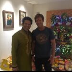 Sachin Tendulkar Instagram - Lovely to have the father of baby girl 'India' seeking blessings of the Lord! Always fun meeting #jontyrhodes