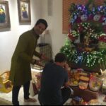 Sachin Tendulkar Instagram – Guess who dropped by to seek Bappa’s blessings today!!?? #GaneshChaturthi