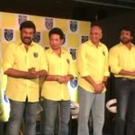 Sachin Tendulkar Instagram - Here is the video of @keralablasters celebratory symbol! #yellowmeinkhelo