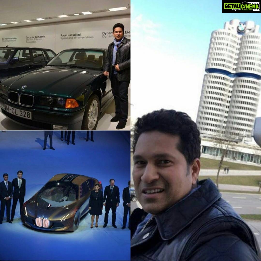 Sachin Tendulkar Instagram - Recently, I was part of the BMW’s Centenary celebrations in Munich, Germany. Had a sneak peak of the Next Hundred years!! The BMW VISION NEXT 100 vehicle showcased! Also, visited the BMW Museum and the landmark Four Cylinder Building in Munich, which is the BMW group Headquarters. It was an amazing experience!!